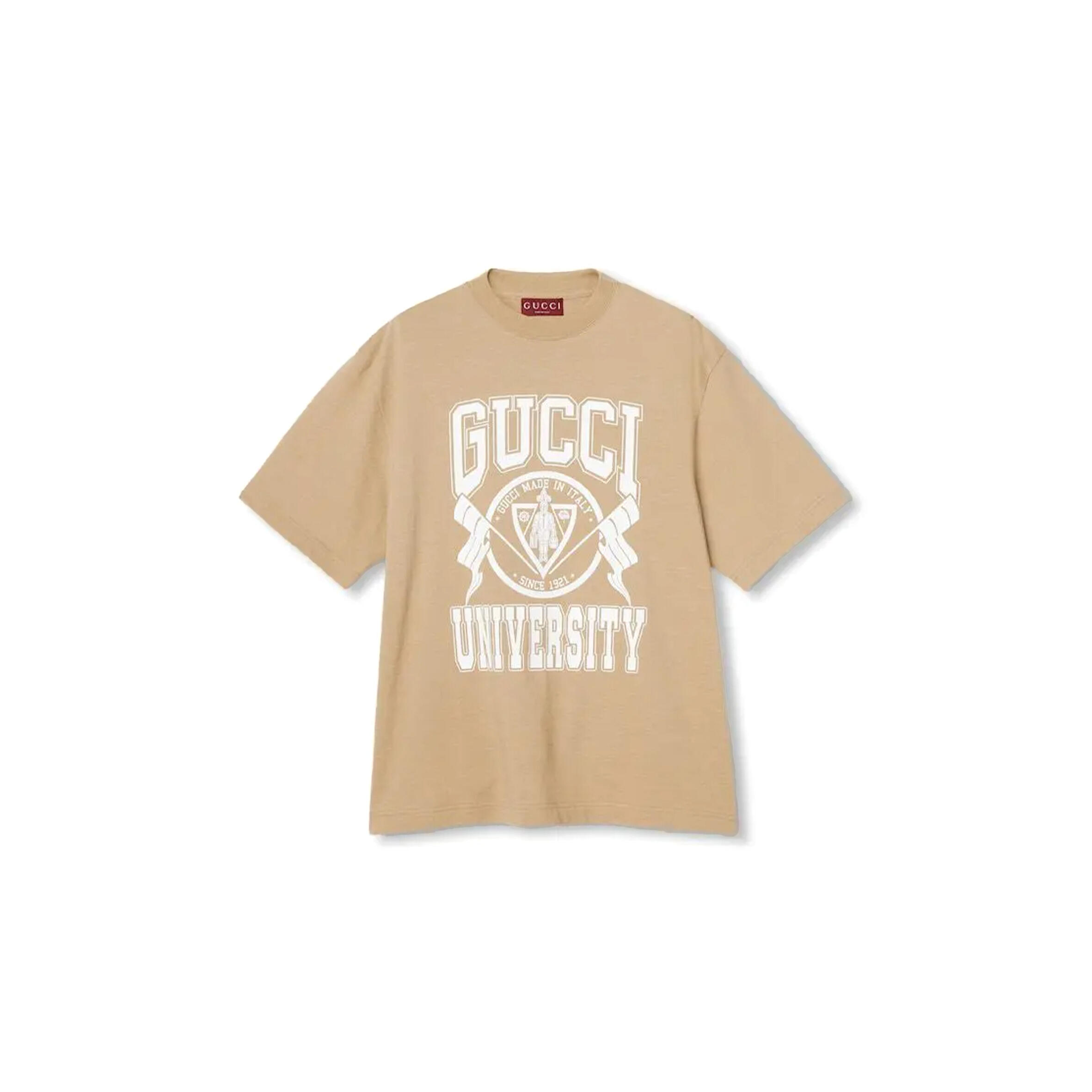 GUCCI COTTON JERSEY PRINTED T-SHIRT 798115